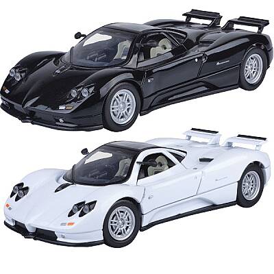 Motormax 1:24 Pagani Zonda C12 Die Cast Metal Model Araba Açılır Kapılar Koleksiyon Aracı - 1
