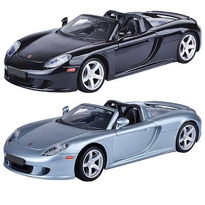 Motormax 1:24 Porsche Carrera GT Die Cast Metal Model Araba Açılır Kapılar Koleksiyon Aracı - 1