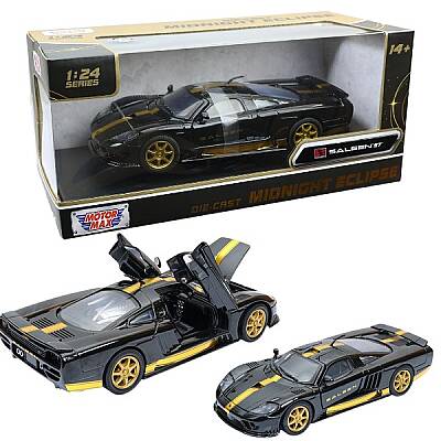 Motormax 1:24 Saleen S7 Midnight Eclipse Model Araba - 1
