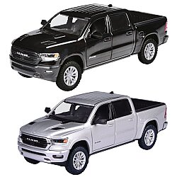 Motormax 1:27 2019 Dodge Ram 1500 Crew Cab Laramie Die Cast Metal Model Araba Açılır Kapılar - Motor Max