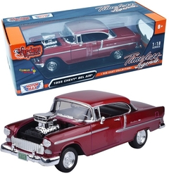 Motormax Model Araba 1:18 1955 Chevy Bel Air Coupe - Motor Max