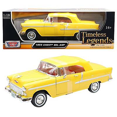 Motormax Model Araba 1:18 1955 Chevy Bel Air - 1