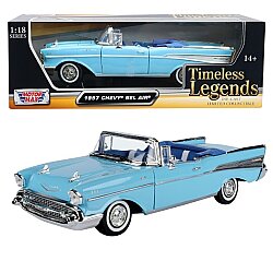 Motormax Model Araba 1:18 1957 Chevy Bel Air ( Convertible ) - 2