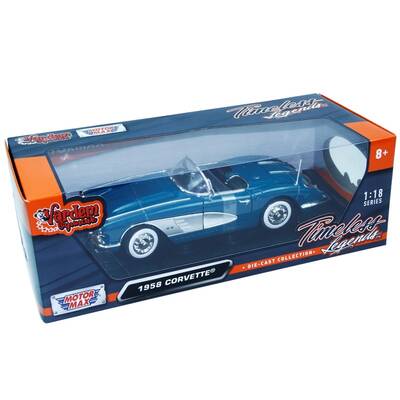 Motormax Model Araba 1:18 1958 Chevrolet Corvette - 4