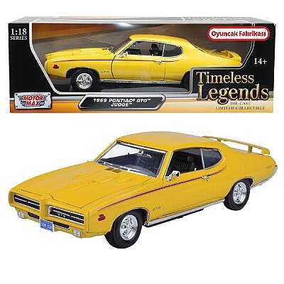 Motormax Model Araba 1:18 1969 Pontiac Gto Judge - 1