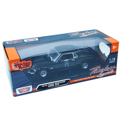 Motormax Model Araba 1:18 1970 Ford Mustang Boss 429 - 3