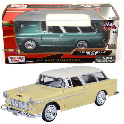 Motormax Model Araba 1:24 1955 Chevy Bel Air Nomad - 2