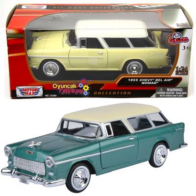 Motormax Model Araba 1:24 1955 Chevy Bel Air Nomad - 3