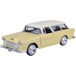 Motormax Model Araba 1:24 1955 Chevy Bel Air Nomad - 4
