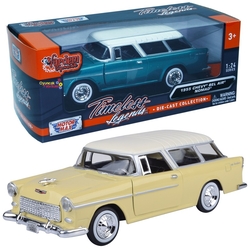 Motormax Model Araba 1:24 1955 Chevy Bel Air Nomad - Motor Max