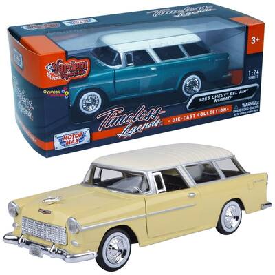 Motormax Model Araba 1:24 1955 Chevy Bel Air Nomad - 1