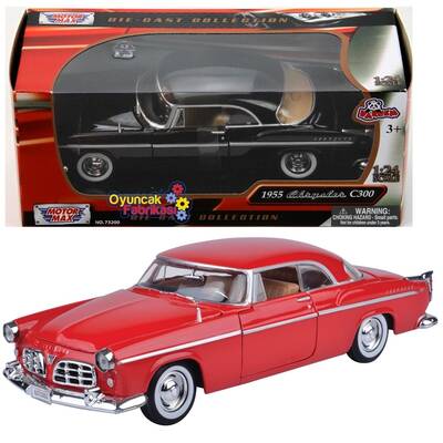 Motormax Model Araba 1:24 1955 Chrysler C300 - 1