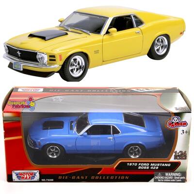 Motormax Model Araba 1:24 1970 Ford Mustang Boss 429 - 3