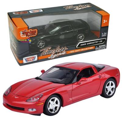 Motormax Model Araba 1:24 2005 Corvette C6 - 1