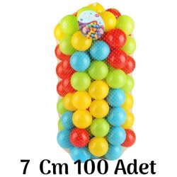 Oyun Havuz Topu 100 Adet 7 Cm - Erdem Toys