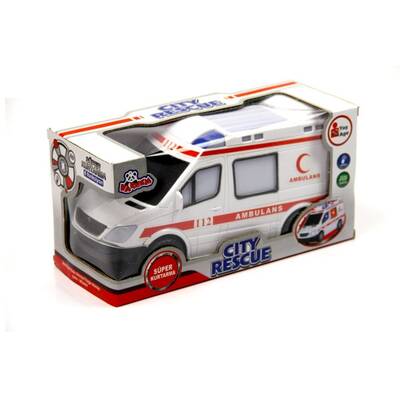 Oyuncak Ambulans Münibüs Sesli Işıklı - 1