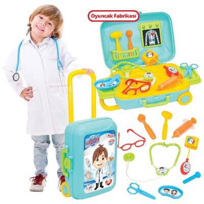 Oyuncak Bavulum Doktor Seti 15 Parça Candy & Ken - 1