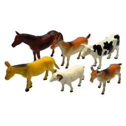 Oyuncak Çiflik Hayvanları 6 Parça 20 Cm - 3