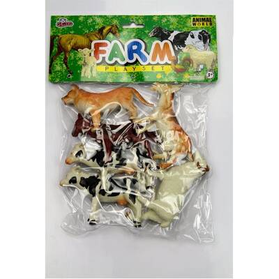 Oyuncak Çiftlik Hayvanları Seti 13 Cm 6 Adet - 3