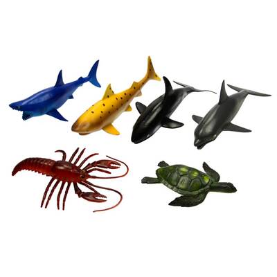 Oyuncak Deniz Hayvan Seti 6 Parça 20 Cm - 4