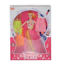 Oyuncak Dilara Manken Bebek Yedek Kıyafetli 28 Cm - Efe Toys