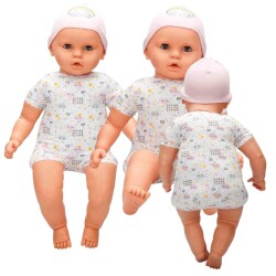 Oyuncak Et Bebek Denis Dolgu Saçsız 60 Cm Pembe - 2