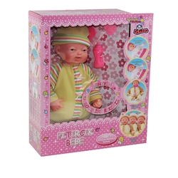 Oyuncak Et Bebek Gerçek Yüz Mimikli Pıtırcık Bebek 40 Cm - 1