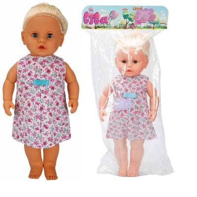 Oyuncak Et Bebek Lila Türkçe Konuşan Bebeğim 65 cm Sarışın - 2