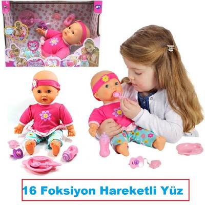 Oyuncak İnteraktif Mila Bebek Yüzü Hareketli Nefes Efektli 16 Foksiyonlu KARGO ÜCRETSİZ - 1