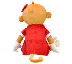 Oyuncak Kız Peluş Maymun Cuci 100 cm - 5