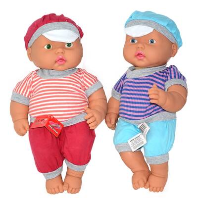 Oyuncak Konuşan Tombul Erkek Oyuncak Et Bebek 40 cm - 2