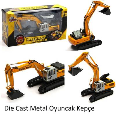 Oyuncak Metal Kepçe İş Makinası - 1