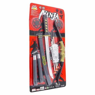 Oyuncak Ninja Seti Kılıç Yay Seti Mınçıka 3' lü Set - 4