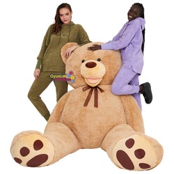 Oyuncak Peluş Ayı 2.5 Metre Devasal Mega Büyük Boy Kocaman Peluş Ayıcık 250 cm - 3