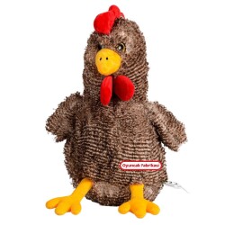 Oyuncak Peluş Çilli Horoz Tavuk 40 cm - 2