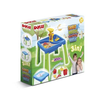 Oyuncak Su Kum Masa Aktivite 3 in 1 Set - 1