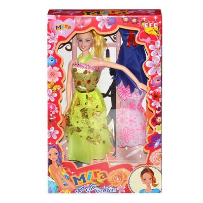 Oyuncak Trend Mira Manken Bebek Yedek Kıyafetli 28 Cm - 2