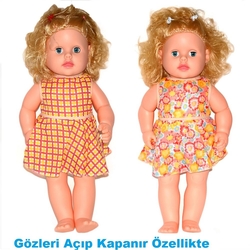 Oyuncak Türkçe Konuşan Et Bebek Serra 60 Cm - Erpa Oyuncak