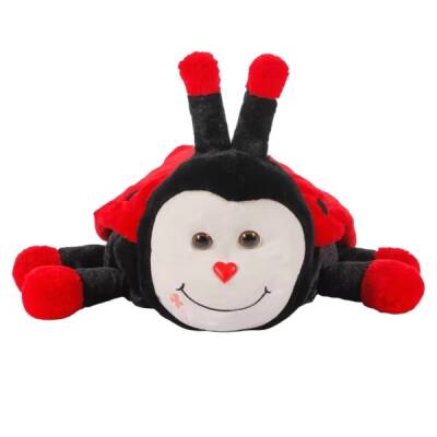 Oyuncak Yatan Büyük Peluş Uğur Böceği 40 Cm - 1