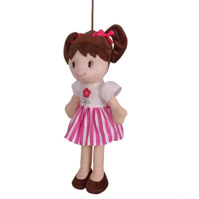 Oyuncak Yeni Model Tatlı Kızlar Elbiseli Bez Bebek 50 Cm - 2