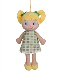 Oyuncak Yeni Model Tatlı Kızlar Elbiseli Bez Bebek 50 Cm - 3