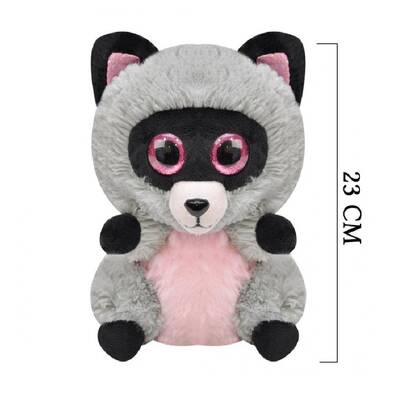 Oyuncak Yumoş Peluş Rakun 23 Cm - 2