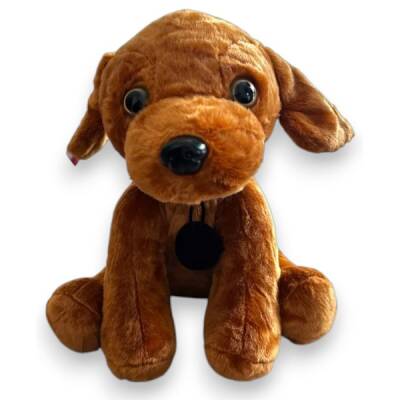 Peluş Oyuncak Köpek Badem 30 Cm - 1