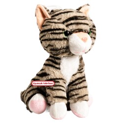 Peluş Oyuncak Tekir Kedi 25 Cm - 2