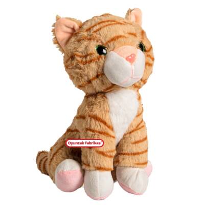 Peluş Oyuncak Tekir Kedi 25 Cm - 4
