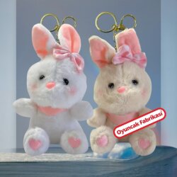 Peluş Tavşan Anahtarlık 12 Cm ithal - Selay