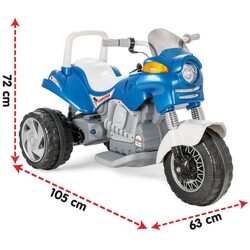 Chopper Akülü Motorsiklet 12 Volt - Pilsan