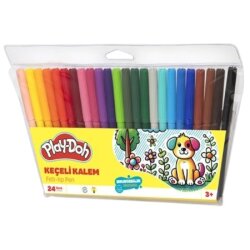 Play Doh Keçeli Kalem 24 Renk 2.MM(PVC) - Play-Doh