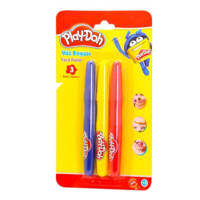 Play-Doh Yüz Boyası 3 Renk 3x 125 mm. - 1