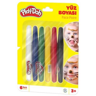 Play Doh Yüz Boyası 6 Renk - 1